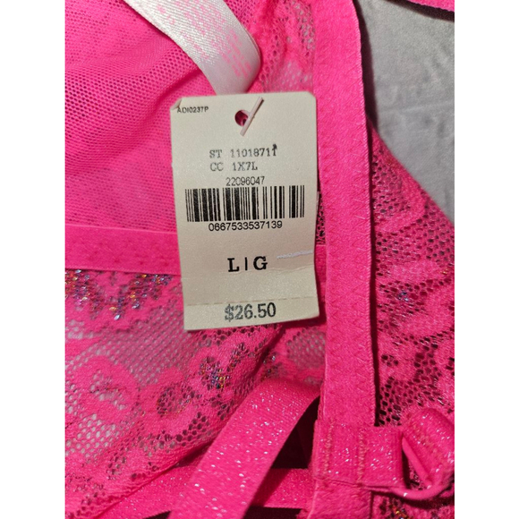 Victoria's Secret PINK Lace Bralette Sz L New - Picture 6 of 12
